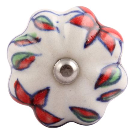 Plumeria medium Ceramic Wine Stopper